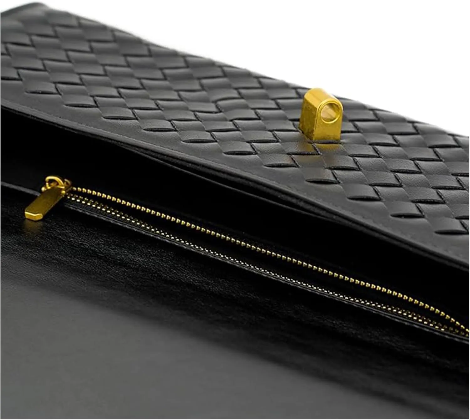Woven Evening Clutch Purses Shoulder Handbag Crossbody Bags with Adjustable Shoulder Strap Trendy Handmade