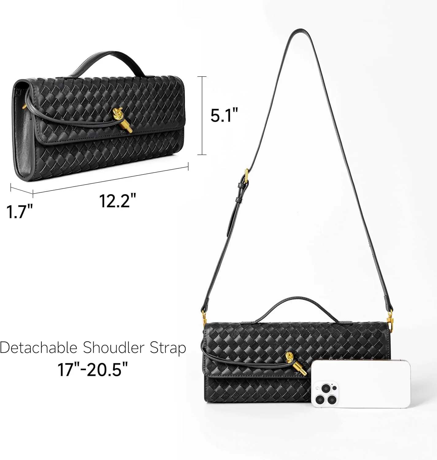 Woven Purse For Women Evening Clutch Woven Leather Handbags Crossbody Bag Suede Purse Formal Evening bag