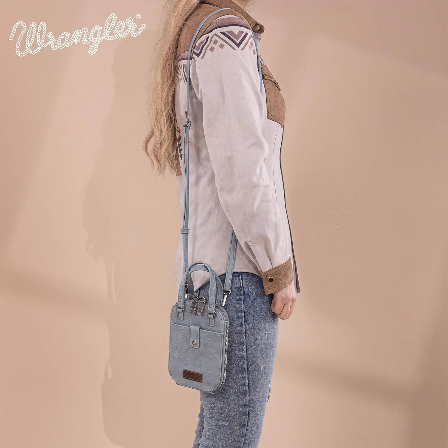 Wrangler Mini Cellphone Purse Crossbody Phone Bag for Women
