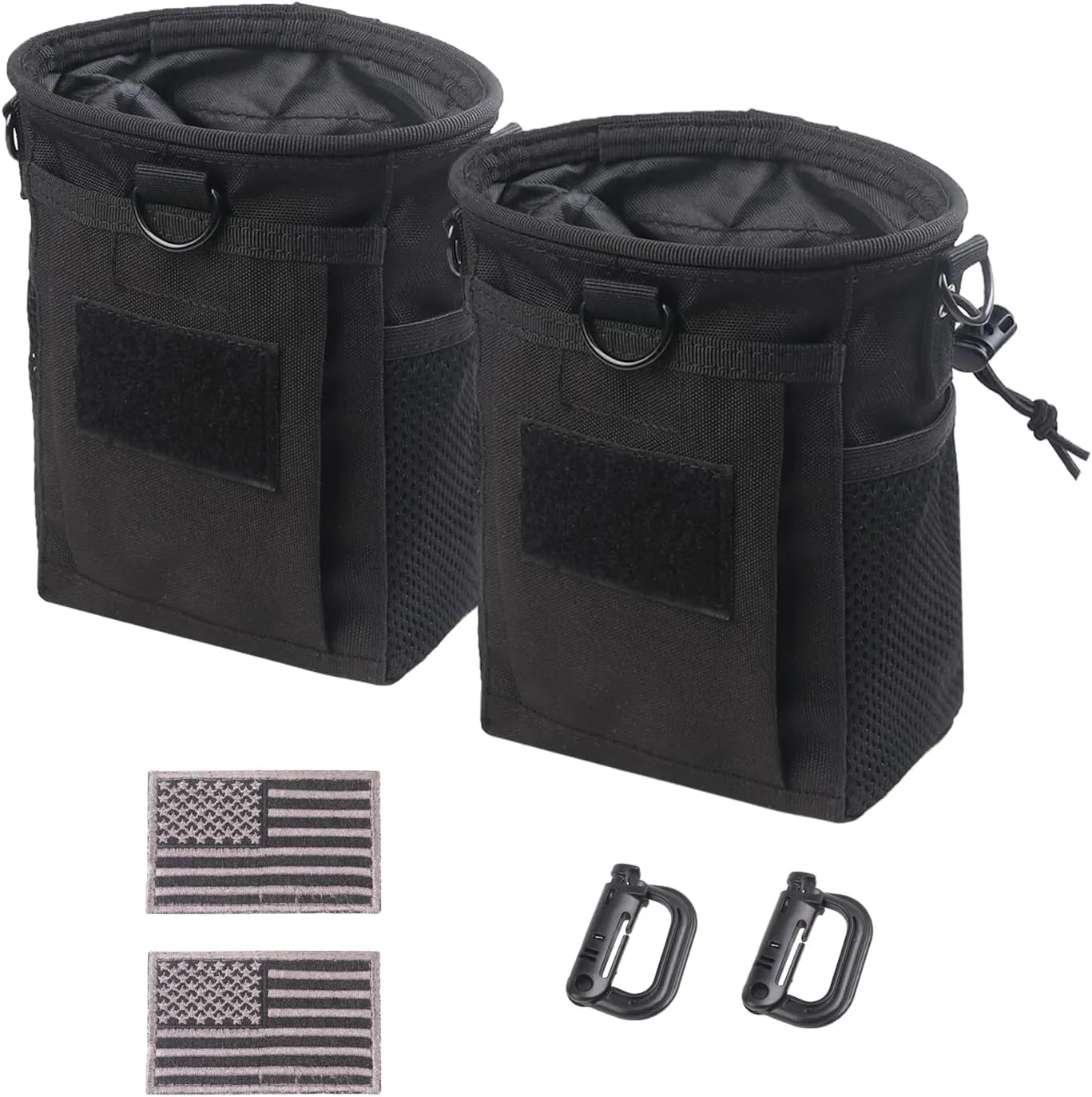 XTACER Tactical Molle Dump Pouch Storage Bag Versatile Pouch Drawstring Magazine Military Utility Belt Ammo Pouch