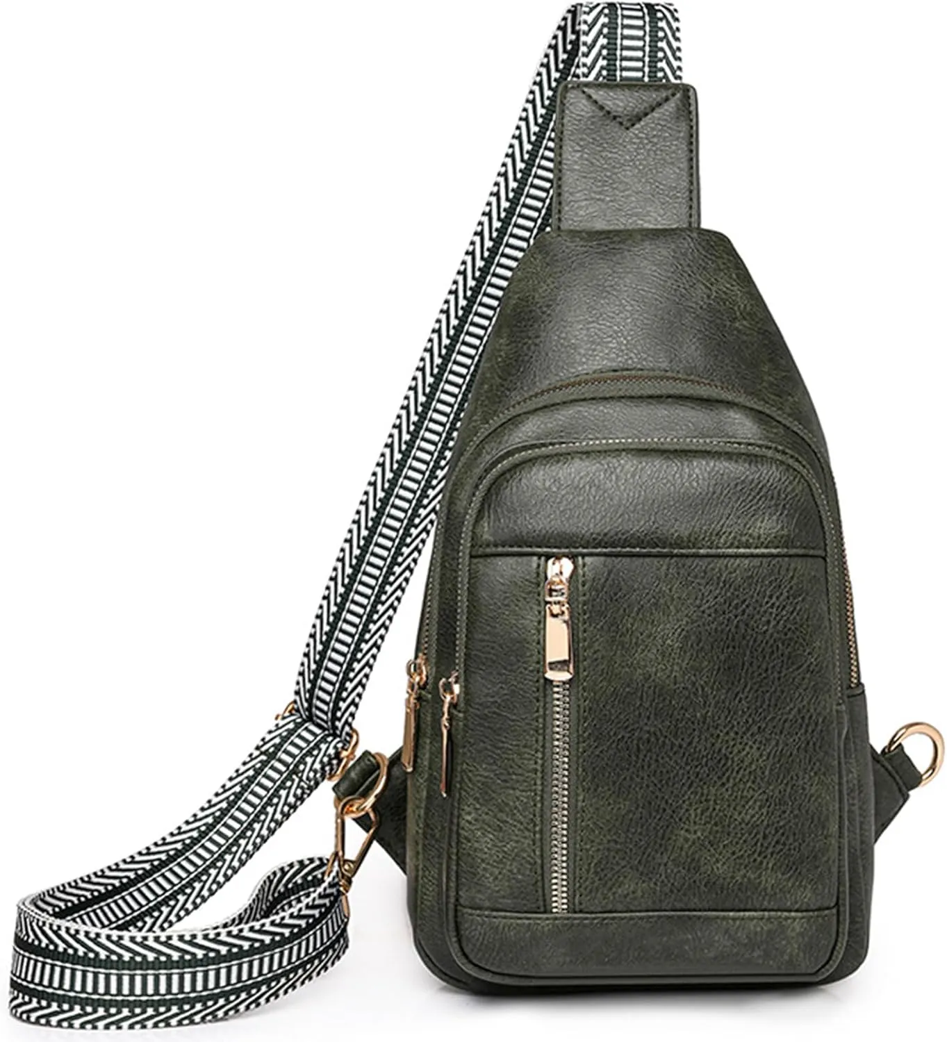 YYW Crossbody Bag for Women Sling Bag Leather Cross Body Chest Purse Handbag