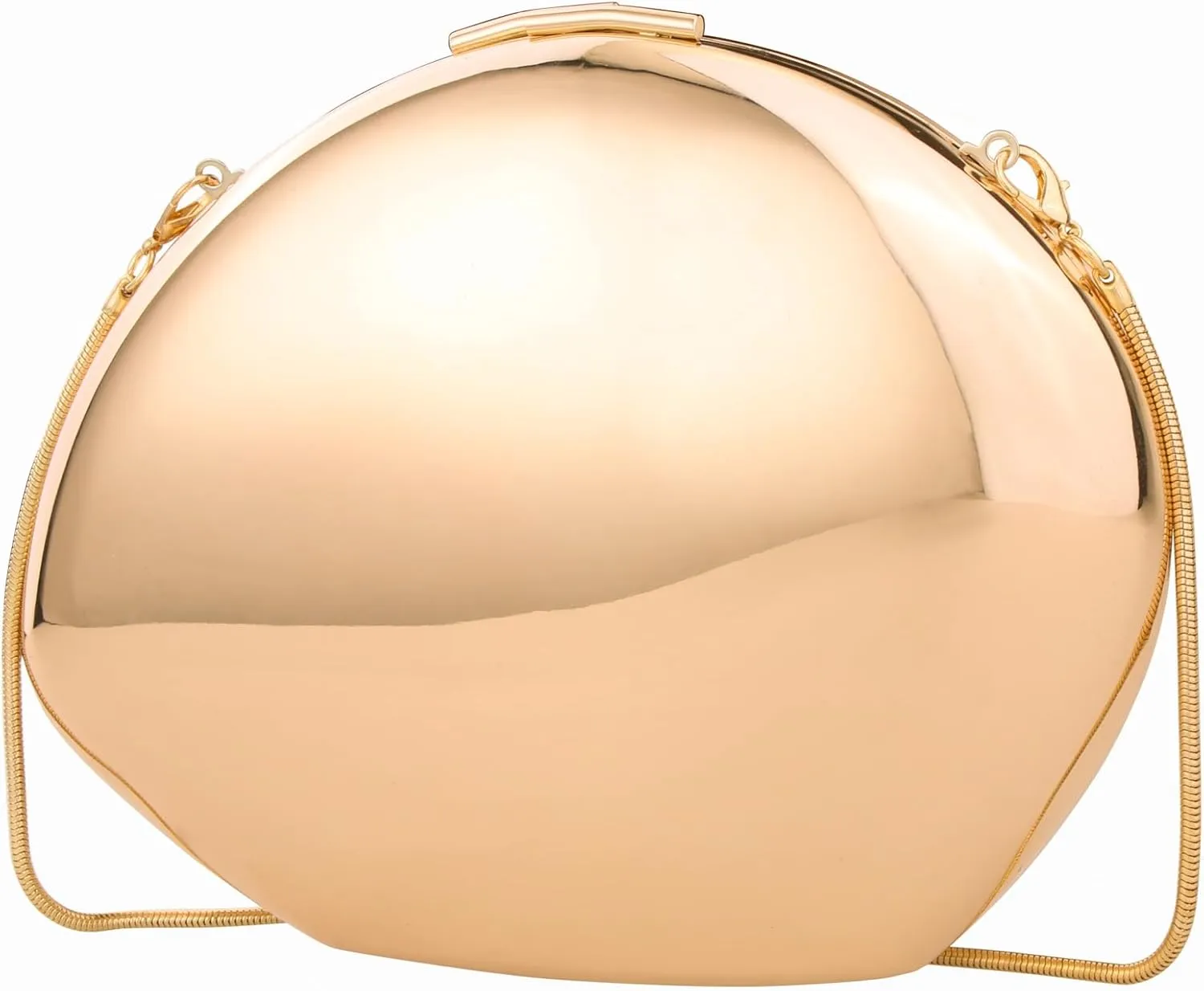 YYW Women Evening Handbag Metal Design Small Silver Clucth Purse Acrylic Shoulder Bag for Party Prom