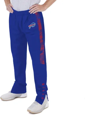 Zubaz Men's NFL Team Color Track Pant with Camo Lines Side Panels